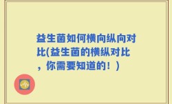 益生菌如何横向纵向对比(益生菌的横纵对比，你需要知道的！)