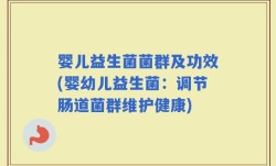 婴儿益生菌菌群及功效(婴幼儿益生菌：调节肠道菌群维护健康)