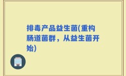 排毒产品益生菌(重构肠道菌群，从益生菌开始)