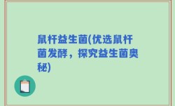 鼠杆益生菌(优选鼠杆菌发酵，探究益生菌奥秘)