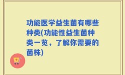 功能医学益生菌有哪些种类(功能性益生菌种类一览，了解你需要的菌株)