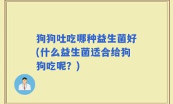 狗狗吐吃哪种益生菌好(什么益生菌适合给狗狗吃呢？)