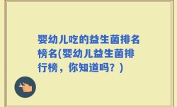 婴幼儿吃的益生菌排名榜名(婴幼儿益生菌排行榜，你知道吗？)