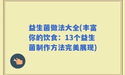 益生菌做法大全(丰富你的饮食：13个益生菌制作方法完美展现)