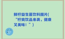 鲜柠益生菌饮料图片(“柠爽饮品来袭，健康又美味！”)