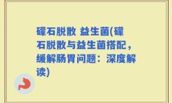 礞石脱散 益生菌(礞石脱散与益生菌搭配，缓解肠胃问题：深度解读)