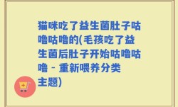 猫咪吃了益生菌肚子咕噜咕噜的(毛孩吃了益生菌后肚子开始咕噜咕噜 - 重新喂养分类主题)