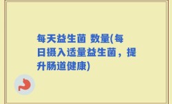 每天益生菌 数量(每日摄入适量益生菌，提升肠道健康)