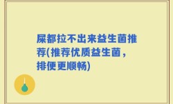 屎都拉不出来益生菌推荐(推荐优质益生菌，排便更顺畅)