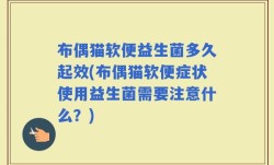 布偶猫软便益生菌多久起效(布偶猫软便症状使用益生菌需要注意什么？)