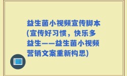 益生菌小视频宣传脚本(宣传好习惯，快乐多益生——益生菌小视频营销文案重新构思)