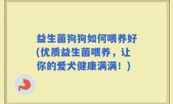 益生菌狗狗如何喂养好(优质益生菌喂养，让你的爱犬健康满满！)