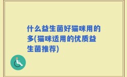 什么益生菌好猫咪用的多(猫咪适用的优质益生菌推荐)