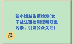 若小姐益生菌检测(女子益生菌检测惊曝双重污染，引发公众关注)