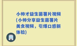 小帅才益生菌薯片视频(小帅分享益生菌薯片美食视频，引爆口感新体验)