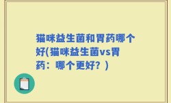 猫咪益生菌和胃药哪个好(猫咪益生菌vs胃药：哪个更好？)