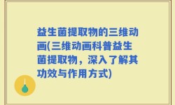 益生菌提取物的三维动画(三维动画科普益生菌提取物，深入了解其功效与作用方式)
