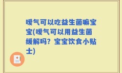 嗳气可以吃益生菌嘛宝宝(嗳气可以用益生菌缓解吗？宝宝饮食小贴士)