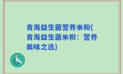 青海益生菌营养米粉(青海益生菌米粉：营养美味之选)