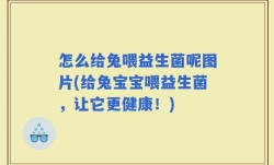 怎么给兔喂益生菌呢图片(给兔宝宝喂益生菌，让它更健康！)