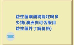 益生菌澳洲狗能吃吗多少钱(澳洲狗可否服用益生菌并了解价格)