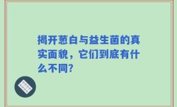 揭开葱白与益生菌的真实面貌，它们到底有什么不同？