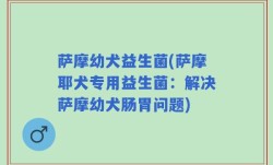 萨摩幼犬益生菌(萨摩耶犬专用益生菌：解决萨摩幼犬肠胃问题)