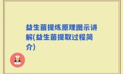 益生菌提炼原理图示讲解(益生菌提取过程简介)