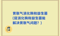 胃胀气消化酶和益生菌(促消化酶和益生菌能解决胃胀气问题？)