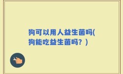 狗可以用人益生菌吗(狗能吃益生菌吗？)