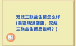 双歧三联益生菌怎么样(重建肠道健康，双歧三联益生菌靠谱吗？)
