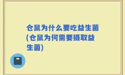 仓鼠为什么要吃益生菌(仓鼠为何需要摄取益生菌)