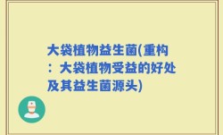 大袋植物益生菌(重构：大袋植物受益的好处及其益生菌源头)