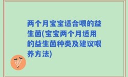 两个月宝宝适合喂的益生菌(宝宝两个月适用的益生菌种类及建议喂养方法)