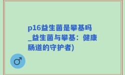 p16益生菌是攀基吗_益生菌与攀基：健康肠道的守护者)