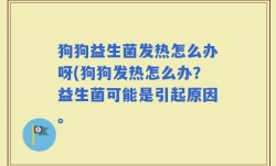 狗狗益生菌发热怎么办呀(狗狗发热怎么办？益生菌可能是引起原因。