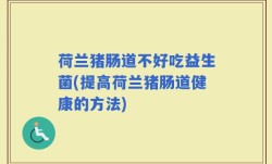 荷兰猪肠道不好吃益生菌(提高荷兰猪肠道健康的方法)