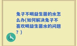 兔子不喝益生菌的水怎么办(如何解决兔子不喜欢喝益生菌水的问题？)