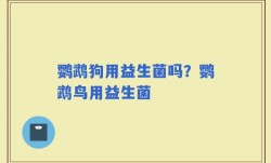 鹦鹉狗用益生菌吗？鹦鹉鸟用益生菌
