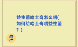 益生菌哈士奇怎么喂(如何给哈士奇喂益生菌？)