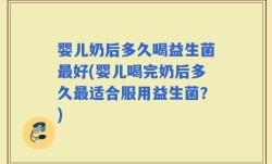 婴儿奶后多久喝益生菌最好(婴儿喝完奶后多久最适合服用益生菌？)