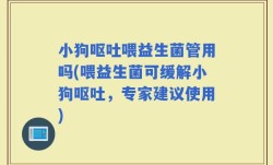 小狗呕吐喂益生菌管用吗(喂益生菌可缓解小狗呕吐，专家建议使用)