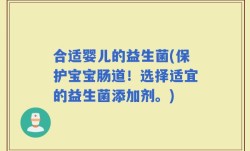 合适婴儿的益生菌(保护宝宝肠道！选择适宜的益生菌添加剂。)
