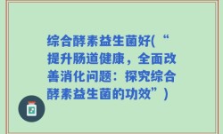 综合酵素益生菌好(“提升肠道健康，全面改善消化问题：探究综合酵素益生菌的功效”)