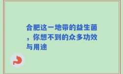 合肥这一地带的益生菌，你想不到的众多功效与用途