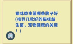猫咪益生菌哪些牌子好(推荐几款好的猫咪益生菌，宠物健康的关键！)