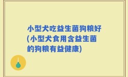 小型犬吃益生菌狗粮好(小型犬食用含益生菌的狗粮有益健康)