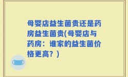 母婴店益生菌贵还是药房益生菌贵(母婴店与药房：谁家的益生菌价格更高？)