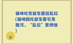 猫咪吃完益生菌后乱拉(猫咪因吃益生菌引发腹泻，“乱拉”惹烦恼)