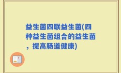 益生菌四联益生菌(四种益生菌组合的益生菌，提高肠道健康)
